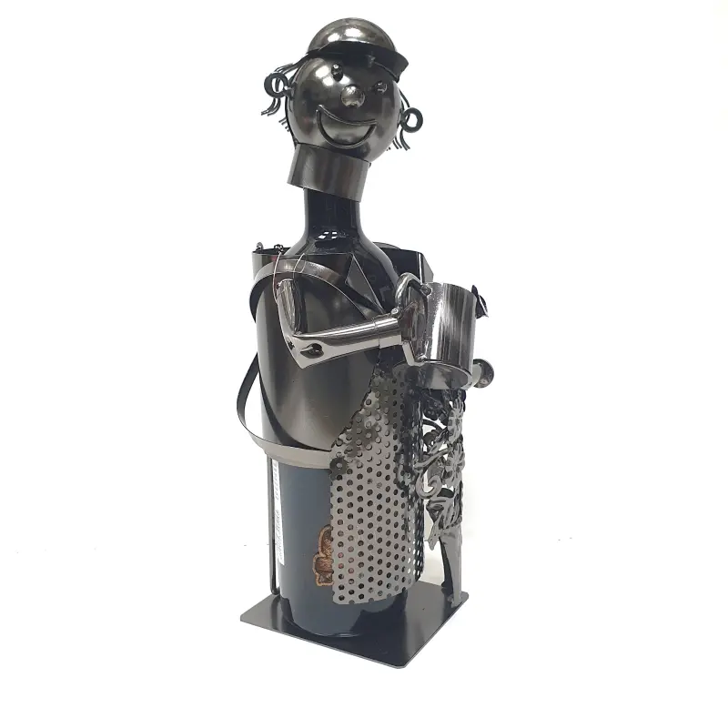 Gradinar, suport din metal pentru sticla, 14x33x cm